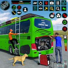 Скачать взломанную Bus Driving Games 3D: Bus Game  [МОД Много монет] - стабильная версия apk на Андроид