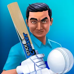 Взломанная Stick Cricket Clash (тик Крикет Клаш)  [МОД Бесконечные деньги] - стабильная версия apk на Андроид