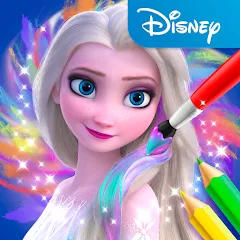 Взлом Disney Coloring World (Дисней)  [МОД Все открыто] - стабильная версия apk на Андроид