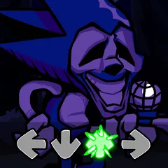 Скачать взломанную Horror Sonik.EXE v2 FNF Mod  [МОД Много монет] - стабильная версия apk на Андроид