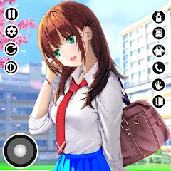 Взлом Anime High School Life  [МОД Все открыто] - последняя версия apk на Андроид