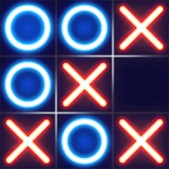 Скачать взломанную Tic Tac Toe - Offline XOXO (Тиктактое)  [МОД Меню] - последняя версия apk на Андроид