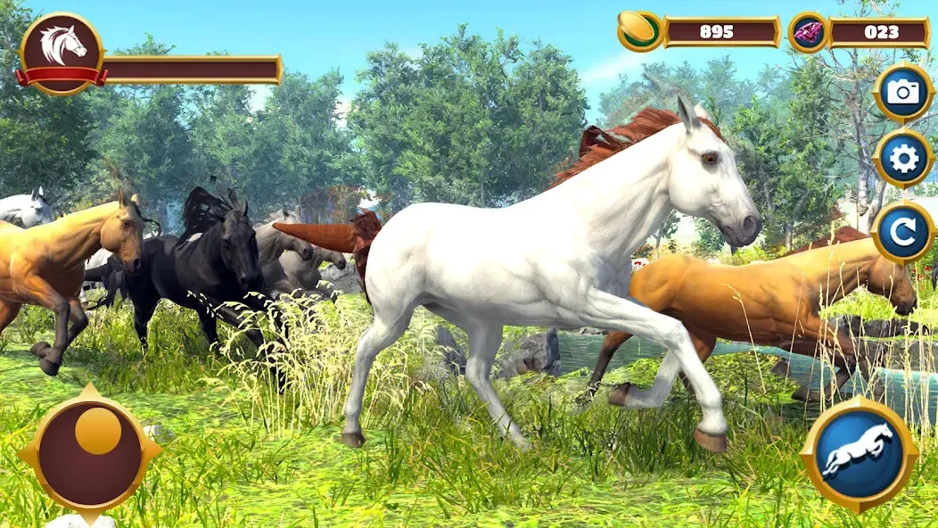 Virtual Horse Family Simulator  [МОД Unlocked] Screenshot 1