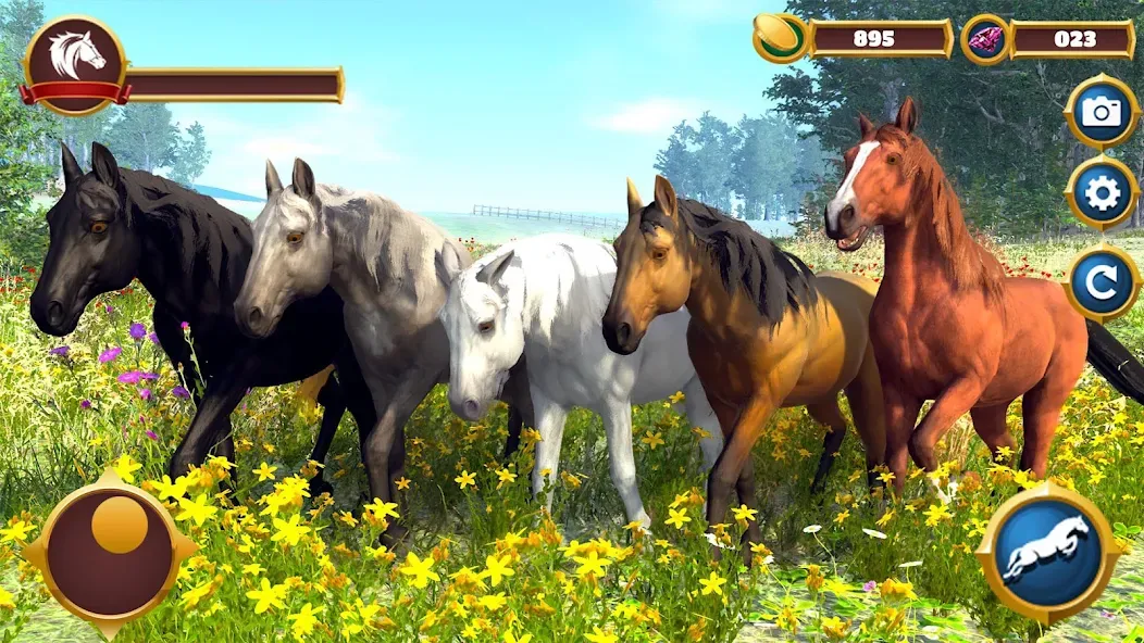 Virtual Horse Family Simulator  [МОД Unlocked] Screenshot 2