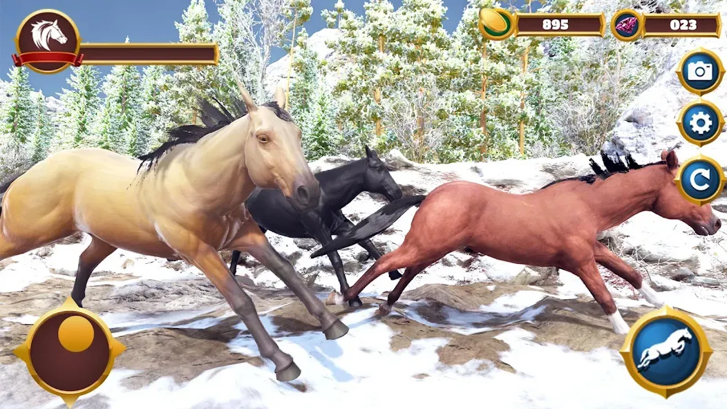 Virtual Horse Family Simulator  [МОД Unlocked] Screenshot 3