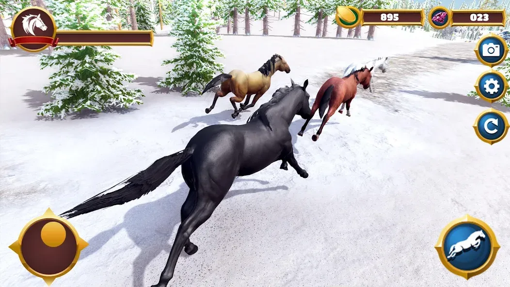 Virtual Horse Family Simulator  [МОД Unlocked] Screenshot 4