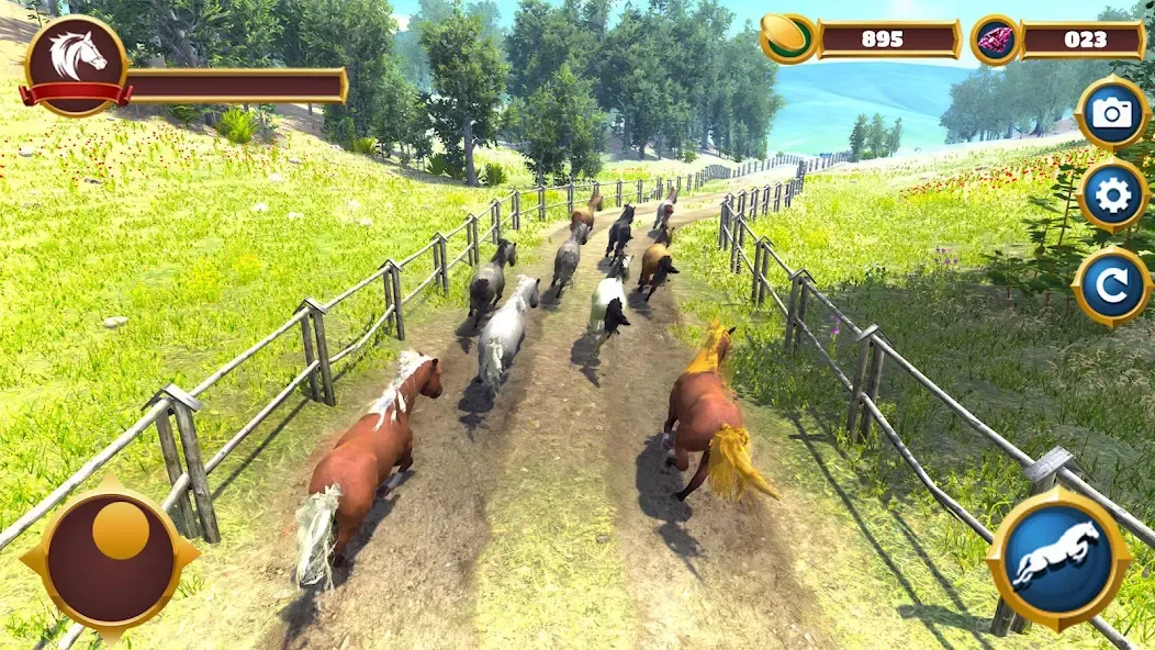 Virtual Horse Family Simulator  [МОД Unlocked] Screenshot 5