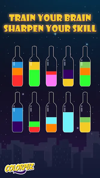 Colorpuz - Water Sort Puzzle (Колорпаз)  [МОД Бесконечные деньги] Screenshot 2