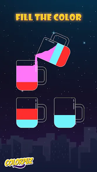 Colorpuz - Water Sort Puzzle (Колорпаз)  [МОД Бесконечные деньги] Screenshot 5
