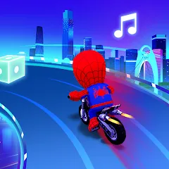 Взломанная Beat Racing:Car&Music game (Бит Кар Гонки игра музыки )  [МОД Unlimited Money] - полная версия apk на Андроид
