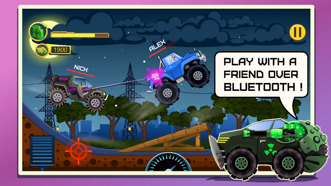 Mad Hill Racing: Bluetooth (Мад Хилл Рейсинг)  [МОД Бесконечные деньги] Screenshot 1