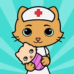 Взломанная Yasa Pets Hospital (Яса Петс Хоспитал)  [МОД Много монет] - стабильная версия apk на Андроид