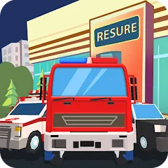 Взломанная Idle Rescue Tycoon (Айдл Рескью Тайкун)  [МОД Много денег] - последняя версия apk на Андроид