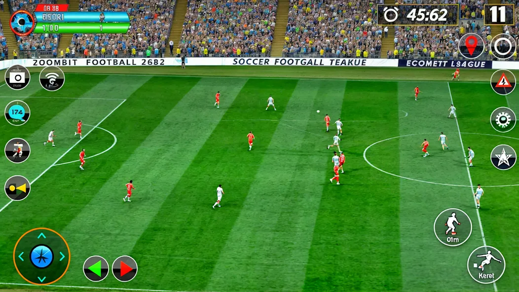 Soccer Games Football 2022  [МОД Бесконечные деньги] Screenshot 4