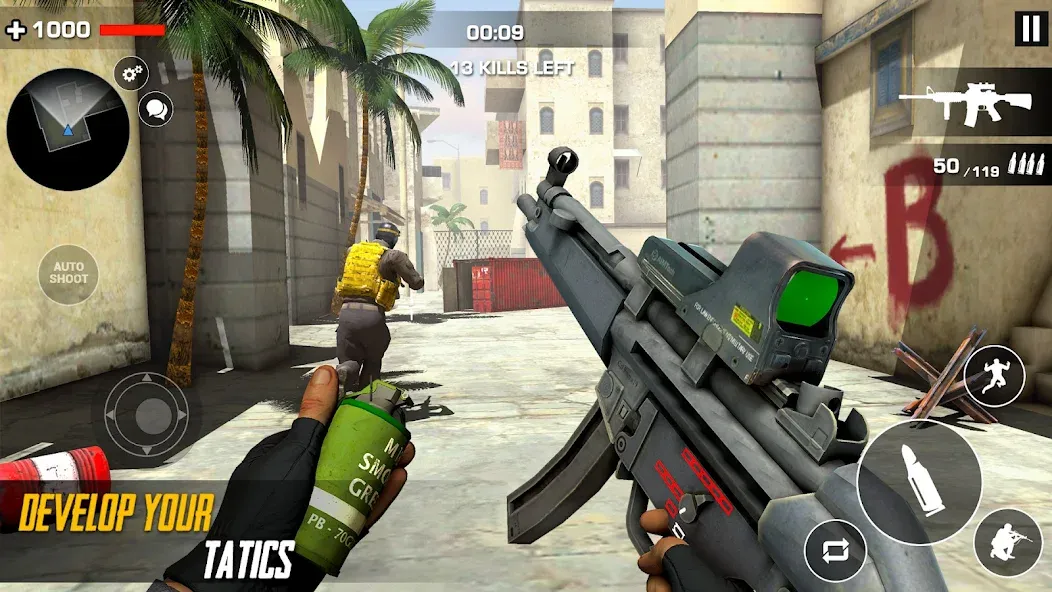 Cover Strike Ops FPS Gun Games  [МОД Бесконечные деньги] Screenshot 4