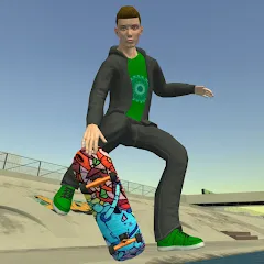 Скачать взломанную Skateboard FE3D 2 (Скейтборд 3D 2)  [МОД Unlimited Money] - полная версия apk на Андроид