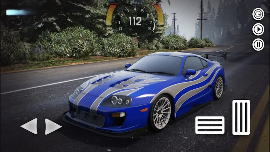 Tokyo Supra Drift Simulator  [МОД Много денег] Screenshot 2
