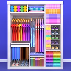Скачать взлом Fill the Closet: Organize Game (Фил зе Клозет)  [МОД Бесконечные деньги] - последняя версия apk на Андроид