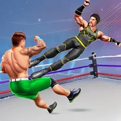 Взломанная Tag Team Wrestling Game (Таг Тим Реслинг Гейм)  [МОД Бесконечные деньги] - полная версия apk на Андроид