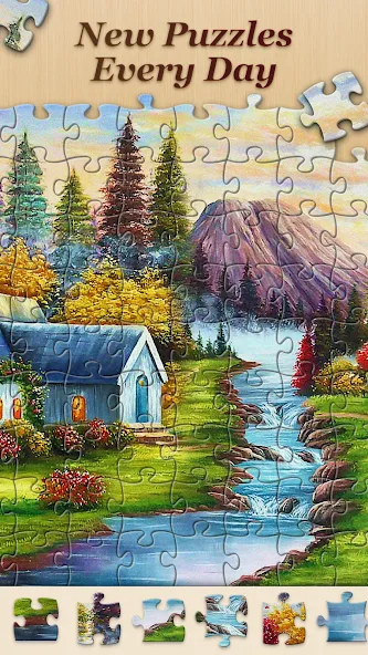 Jigsawscapes® - Jigsaw Puzzles (Джигсоускейпс)  [МОД Много монет] Screenshot 3