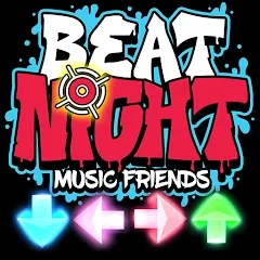 Взломанная Beat Shooter Night: Rap Battle (ФНФ Фанк)  [МОД Все открыто] - последняя версия apk на Андроид