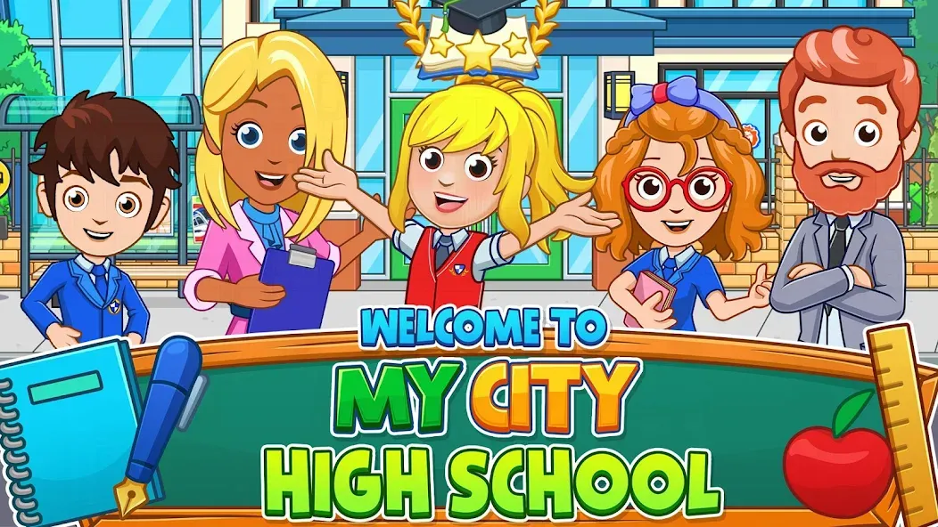 My City : High School (Мой город)  [МОД Меню] Screenshot 1