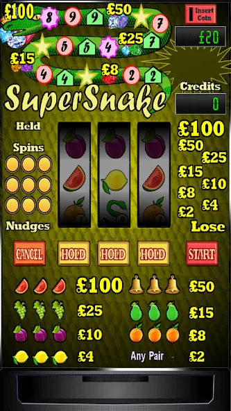 Super Snake Slot Machine  [МОД Menu] Screenshot 1