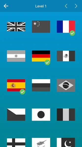 Flags of the World + Emblems:  [МОД Бесконечные монеты] Screenshot 2