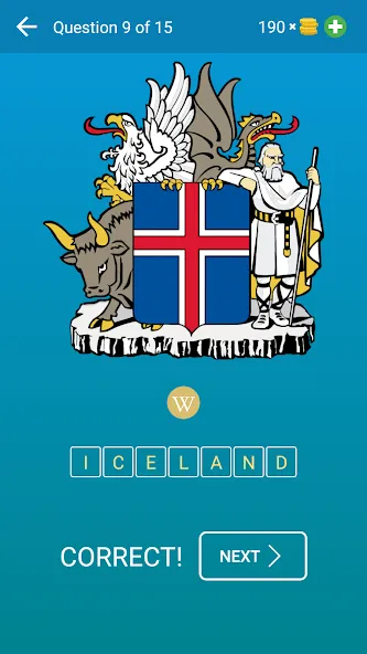 Flags of the World + Emblems:  [МОД Бесконечные монеты] Screenshot 3