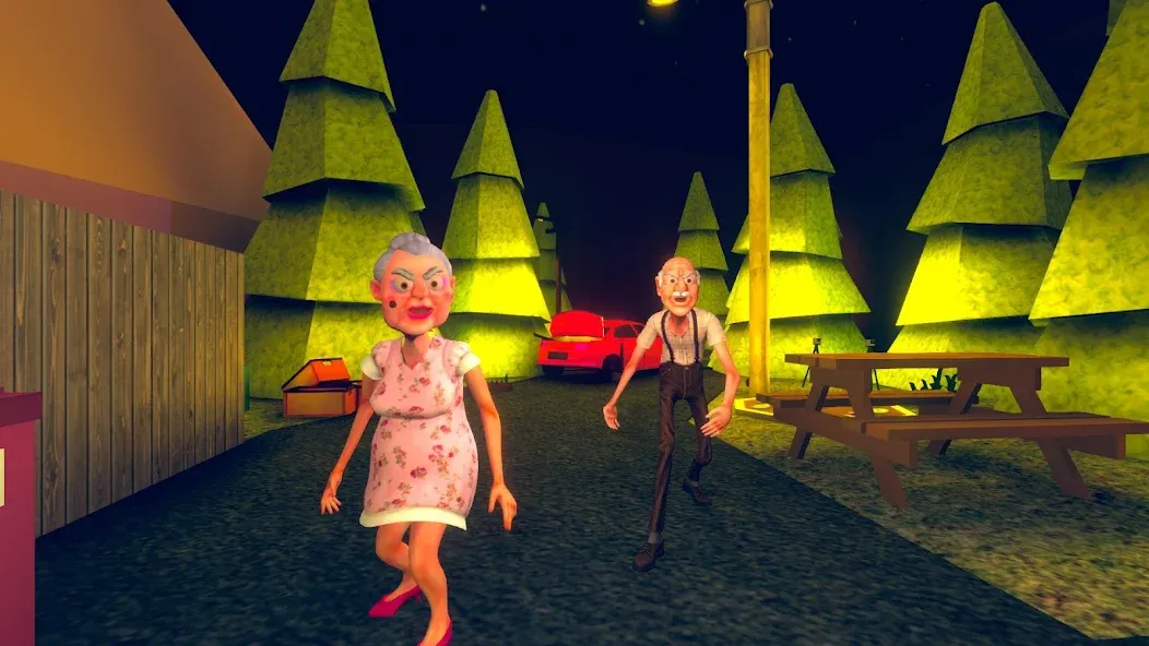 Grandpa And Granny Two Hunters (Дедушка и бабушка  два охотника)  [МОД Unlocked] Screenshot 1