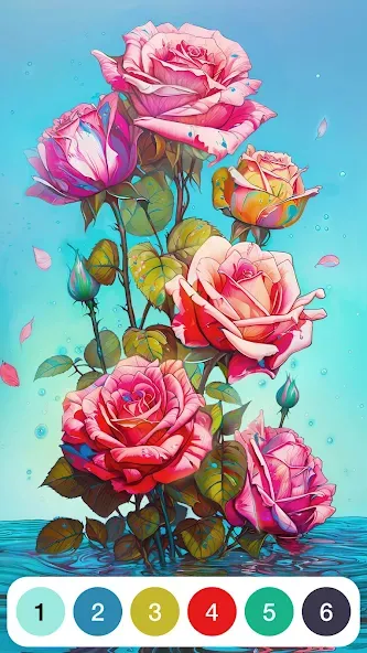 Paint by Number: Coloring Game  [МОД Бесконечные монеты] Screenshot 1