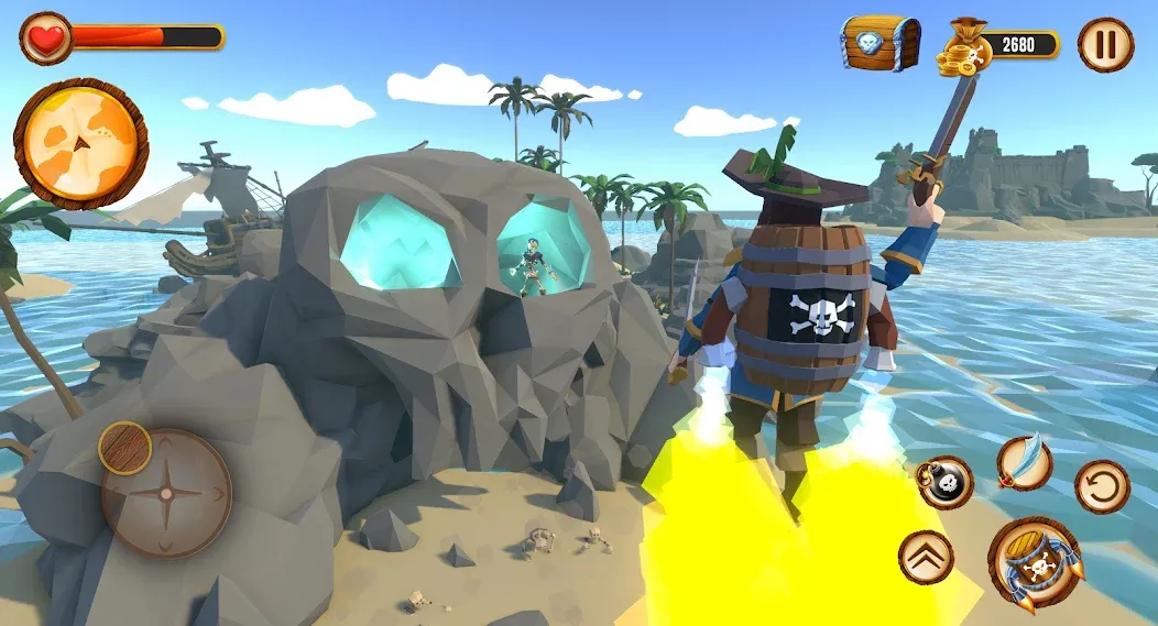 Pirate Polygon Caribbean Sea (Пиратская Полигон Карибское море)  [МОД Unlimited Money] Screenshot 4