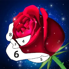 Скачать взлом Rose Coloring Book Color Games  [МОД Бесконечные деньги] - полная версия apk на Андроид