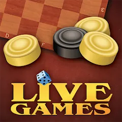 Скачать взломанную Checkers LiveGames online  [МОД Unlocked] - последняя версия apk на Андроид