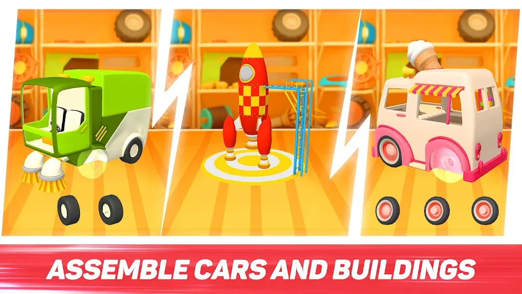Leo Runner: car games for kids  [МОД Бесконечные деньги] Screenshot 2