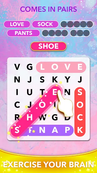 Word Heaps Search - Word Games (Ворд Хипс Срч)  [МОД Много монет] Screenshot 4