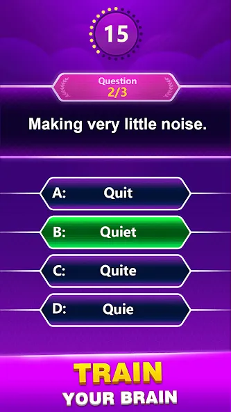 Spelling Quiz - Word Trivia (Спеллинг Квиз)  [МОД Unlocked] Screenshot 2