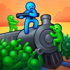 Скачать взлом Train Defense: Zombie Game (Трейн Дефенс)  [МОД Menu] - стабильная версия apk на Андроид