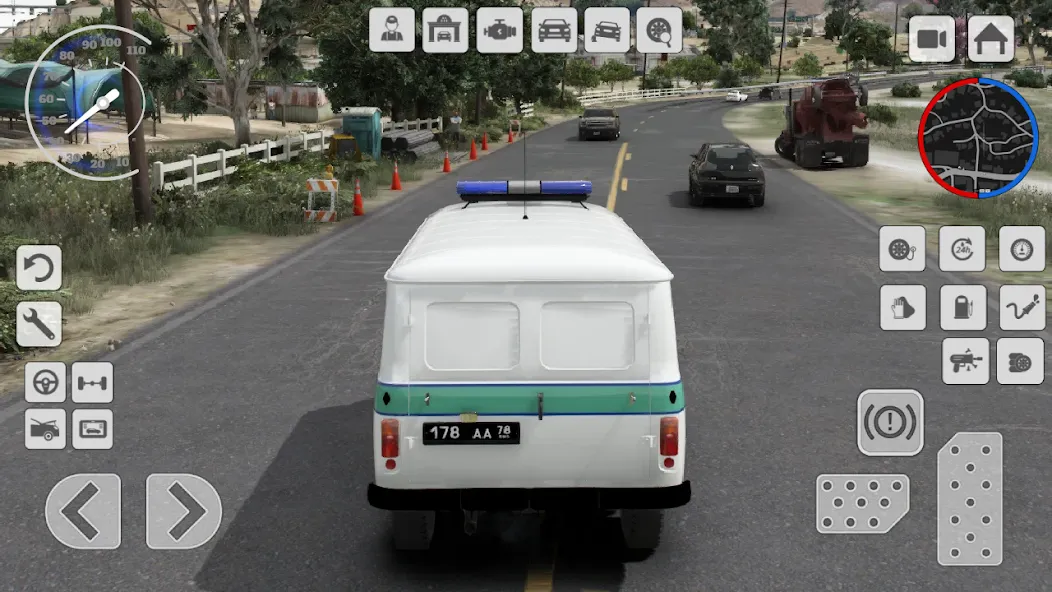UAZ Loaf: Special vehicle 4x4  [МОД Все открыто] Screenshot 2