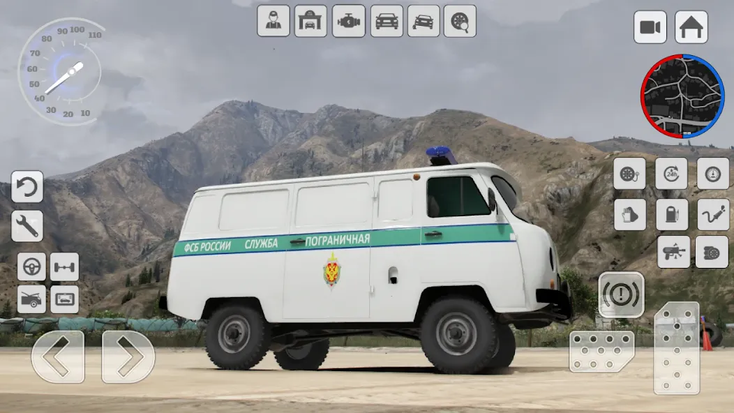 UAZ Loaf: Special vehicle 4x4  [МОД Все открыто] Screenshot 3