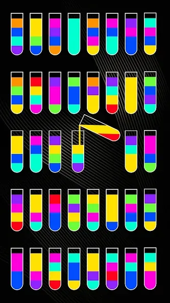 SortPuz 3D: Water Color Sort (СортПаз 3Д)  [МОД Много монет] Screenshot 1