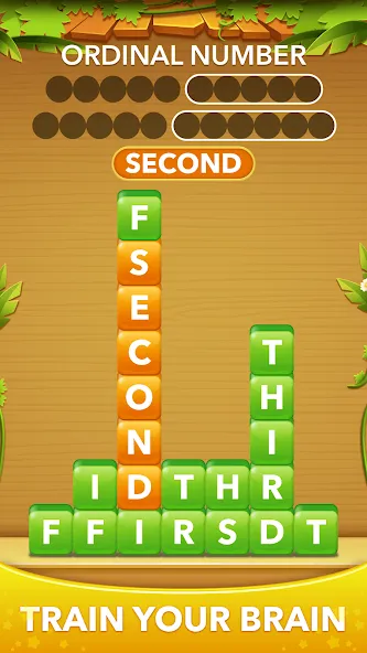 Word Heaps -Connect Stack Word  [МОД Много денег] Screenshot 1