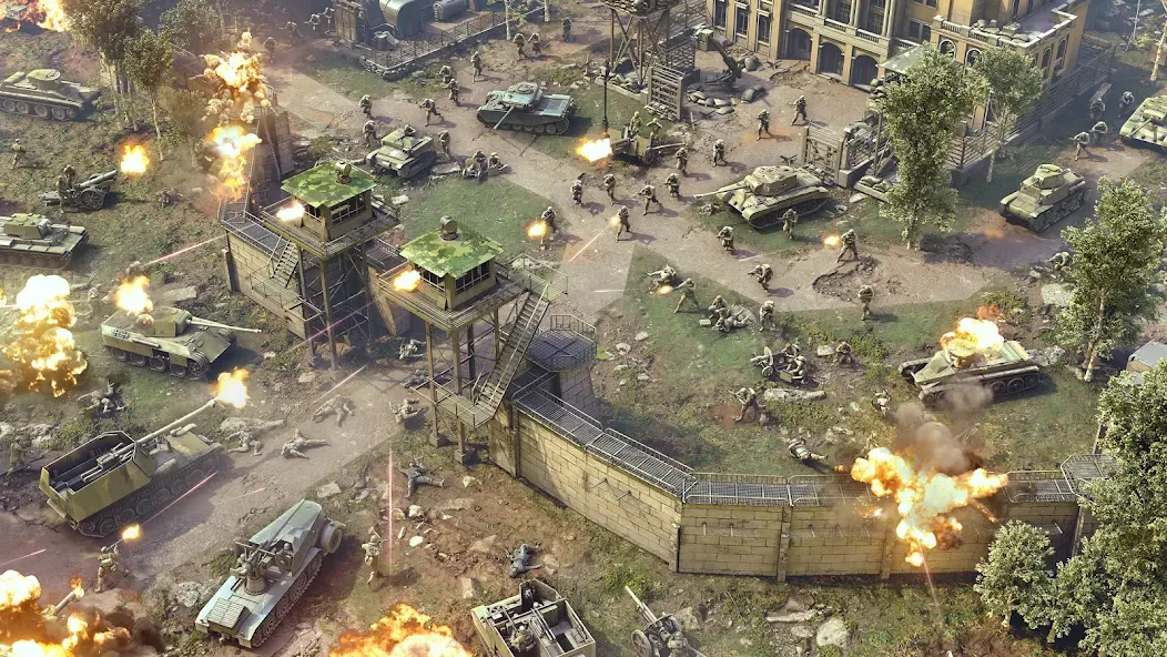 Heroes of Wars: WW2 Battles (2 (Хероэс оф Варс)  [МОД Unlimited Money] Screenshot 1