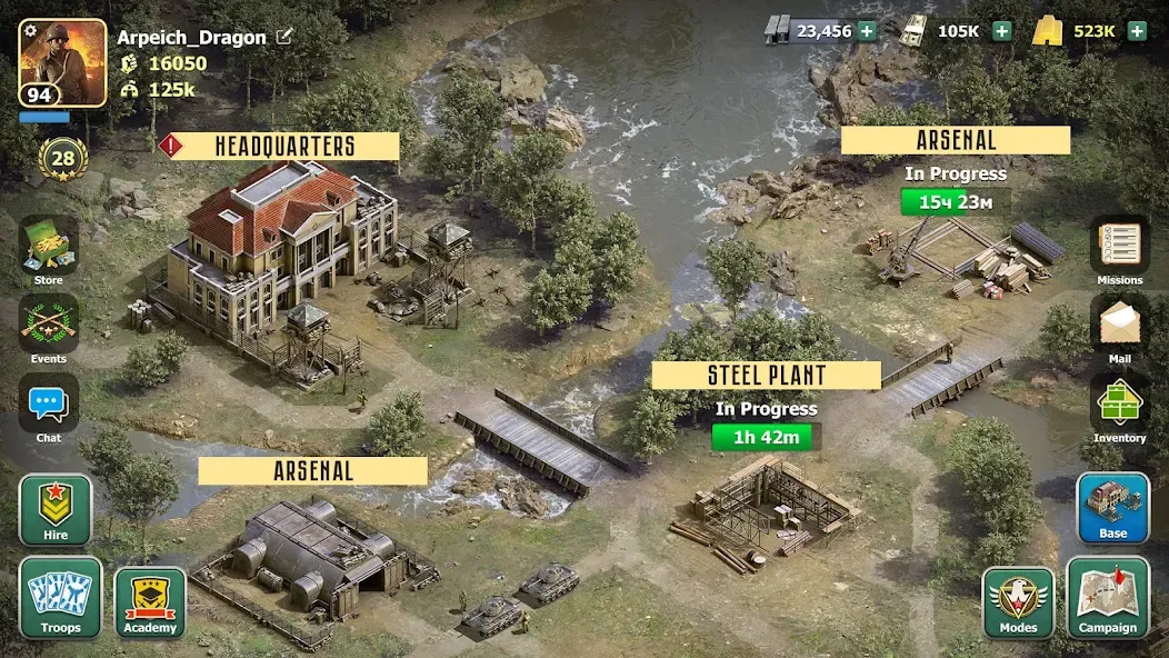 Heroes of Wars: WW2 Battles (2 (Хероэс оф Варс)  [МОД Unlimited Money] Screenshot 5